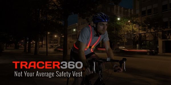 Biking Tracer360 - Not your Average Safety Vest